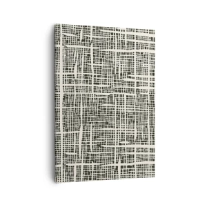 Quadro em tela - Uma composição tecida - 50x70 cm