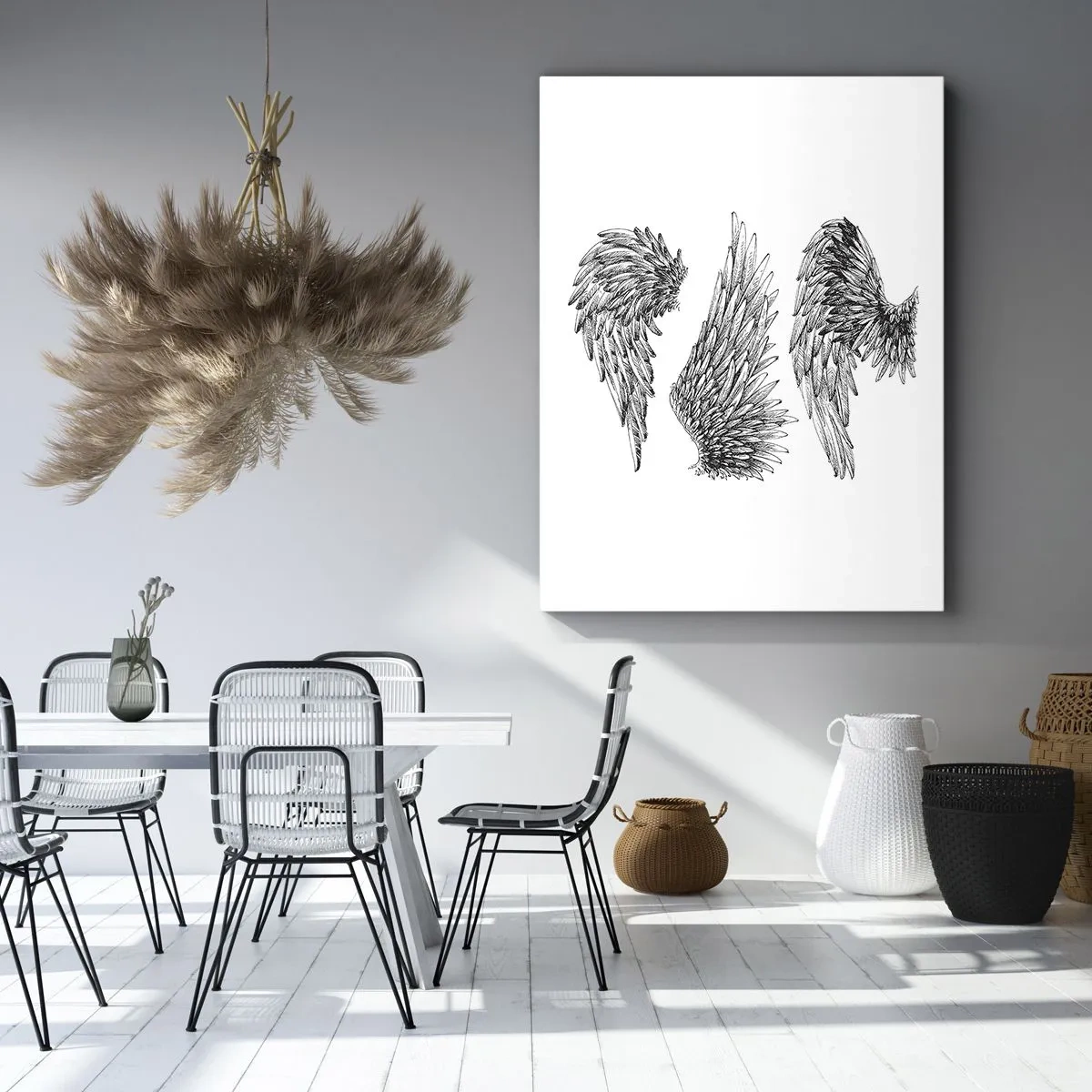 Quadro em tela - Você também pode se tornar um anjo - 50x70 cm