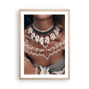 Pôster com moldura de carvalho claro - Talismãs, rituais de feminilidade - 50x70 cm