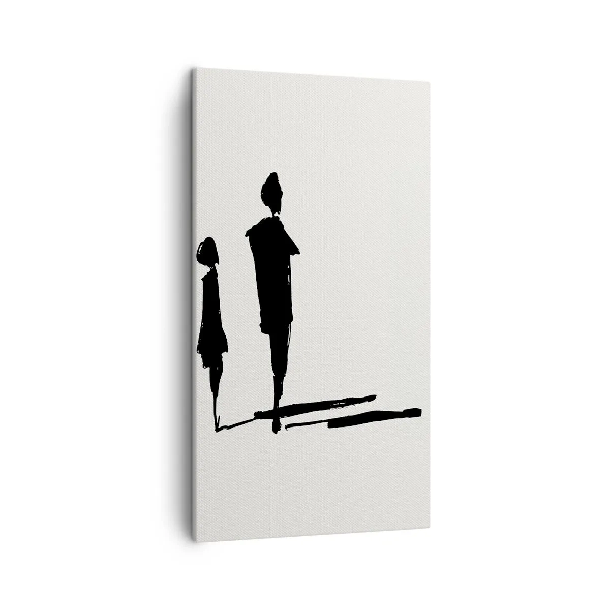 Quadro em tela - Certeza que juntos? - 45x80 cm