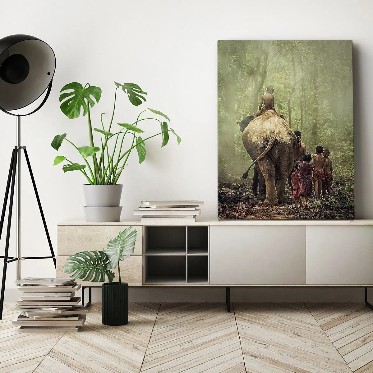 Quadro em tela - Novo Livro da Selva - 50x70 cm