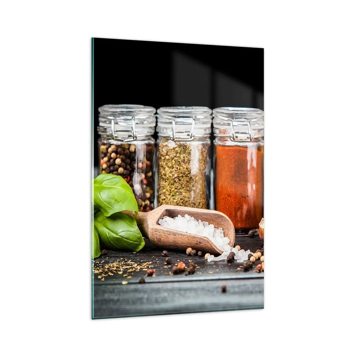 Quadro em vidro - Para que a vida tenha um sabor - 80x120 cm