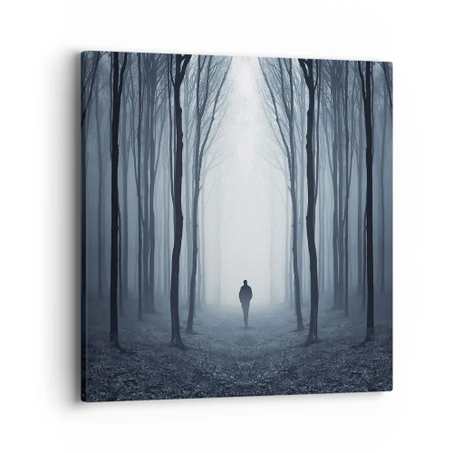 Quadro em tela - Tudo simples e claro - 40x40 cm