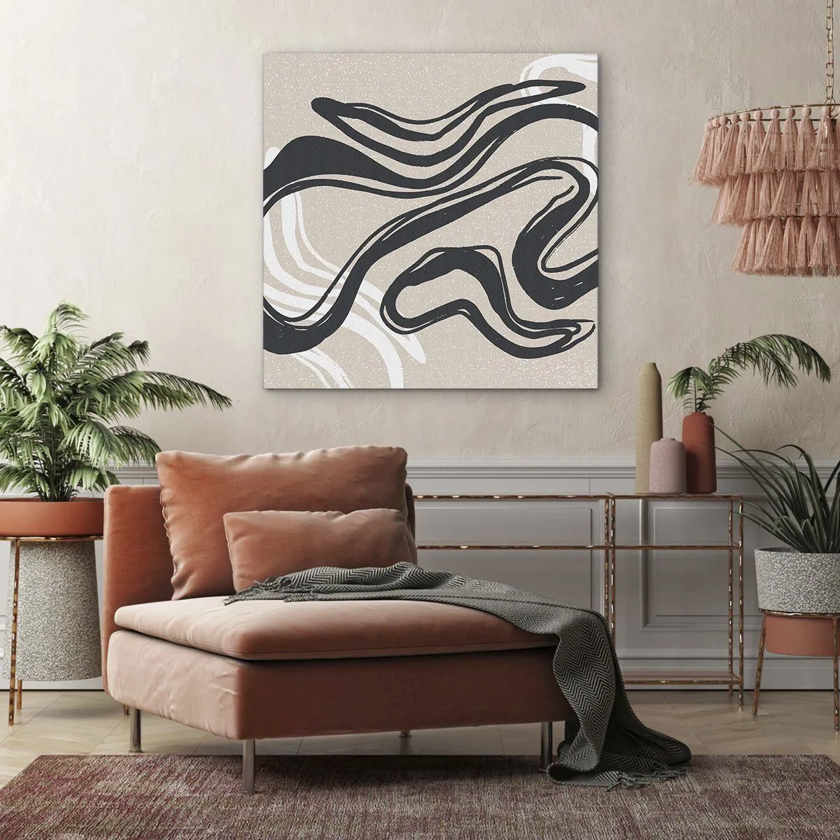 Quadro em tela - Expressão multiplicada - 50x50 cm