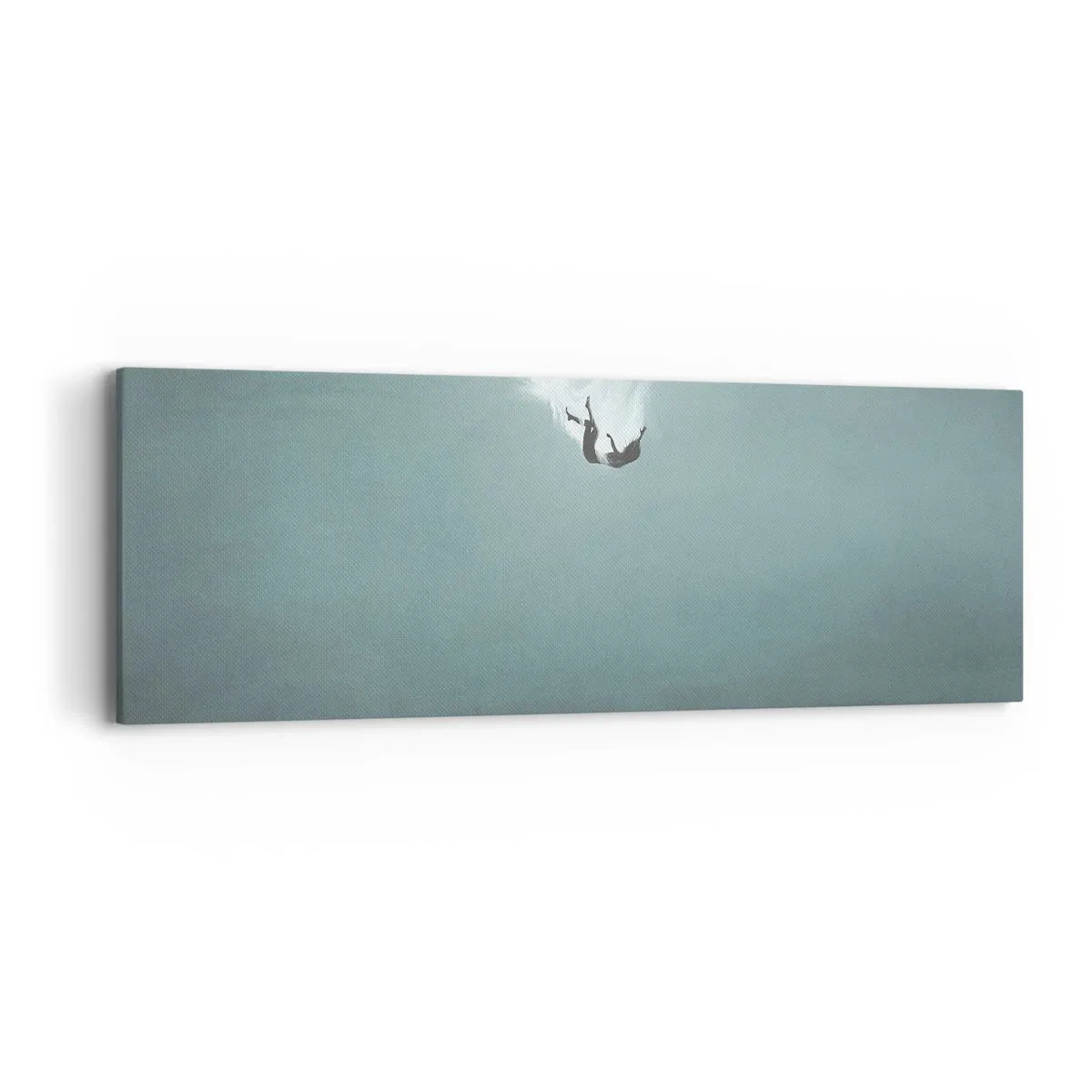 Quadro em tela - Nos braços do oceano - 90x30 cm