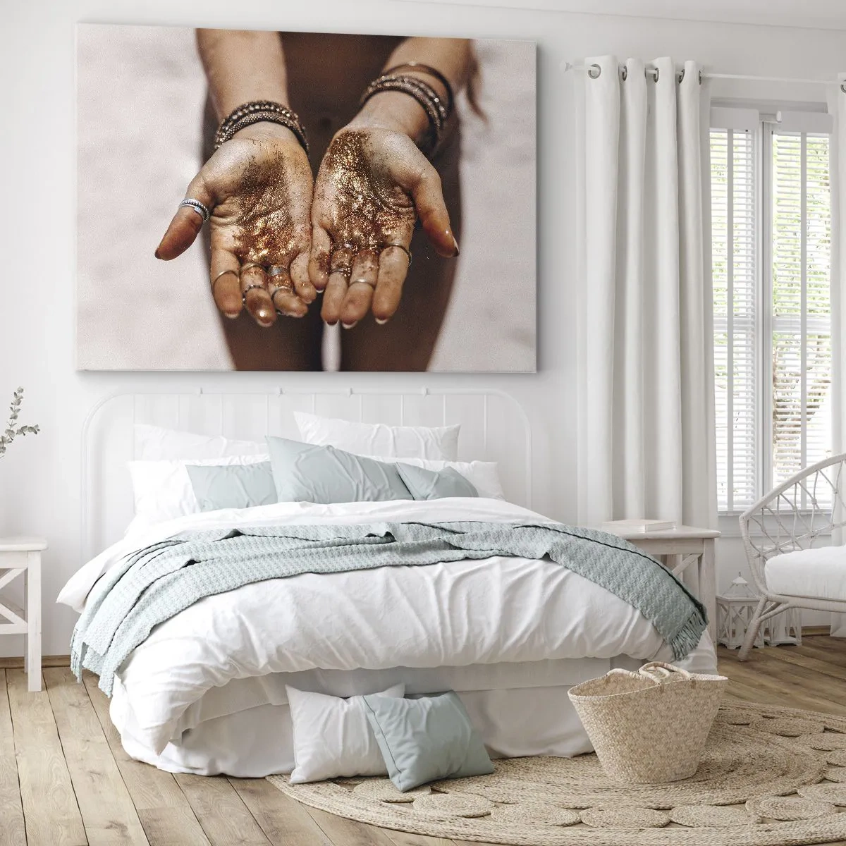 Quadro em tela - Um presente para si - 120x80 cm