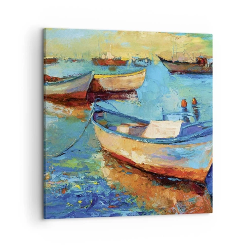 Quadro em tela - Na baía do sul - 50x50 cm