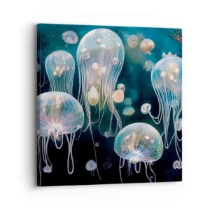 Quadro em tela - Bola Subaquática - 30x30 cm