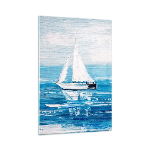 Quadro em vidro - Com um amigo ao meu lado - 80x120 cm