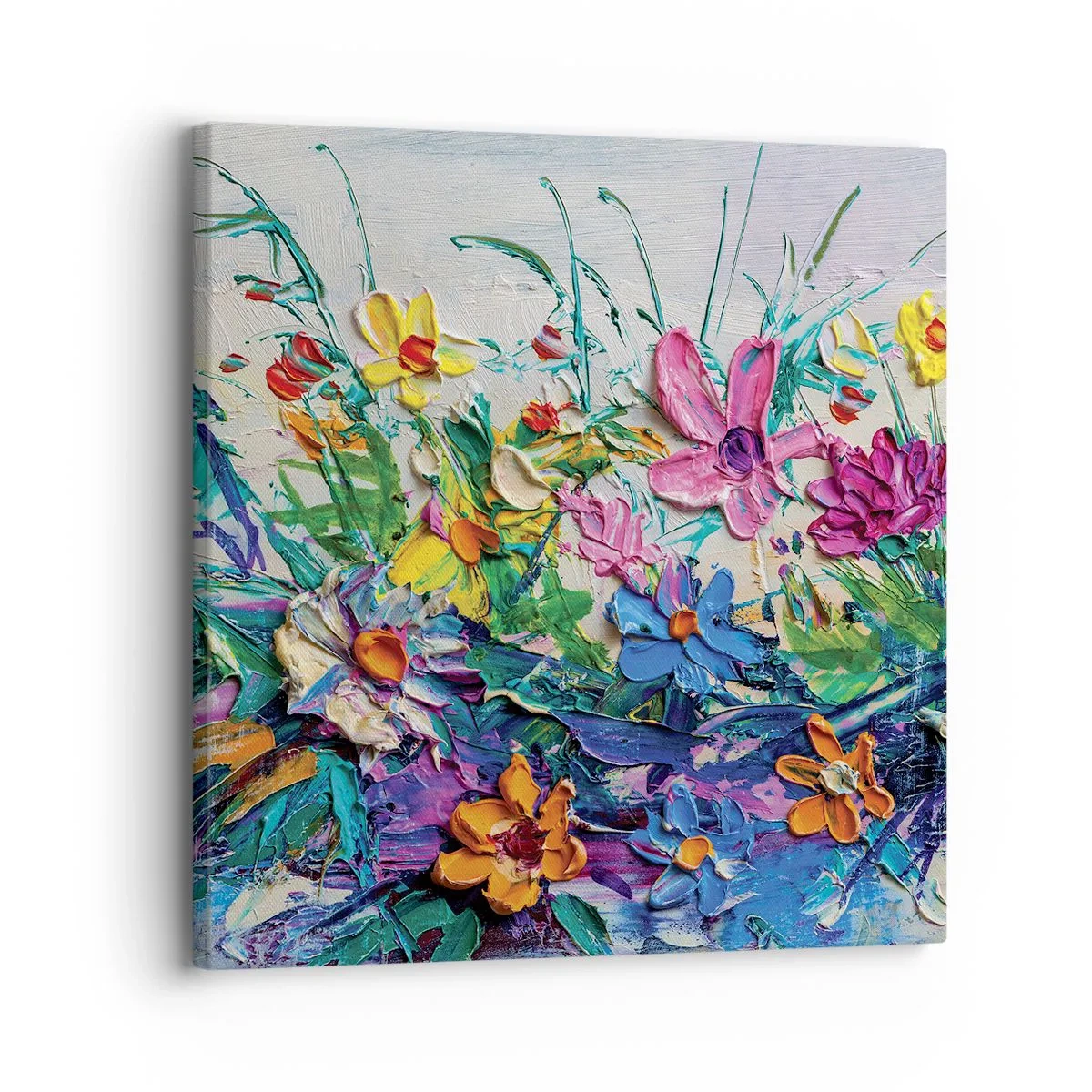 Quadro em tela - Não é de todo natureza morta - 30x30 cm