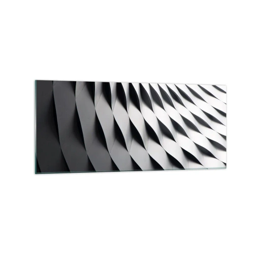 Quadro em vidro - Na superfície das ondas - 120x50 cm