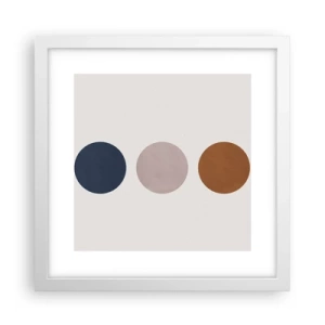 Pôster em moldura branca - Um símbolo de excelência - 30x30 cm