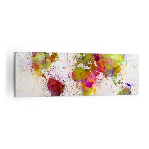 Quadro em tela - De algum modo, resultou assim - 160x50 cm