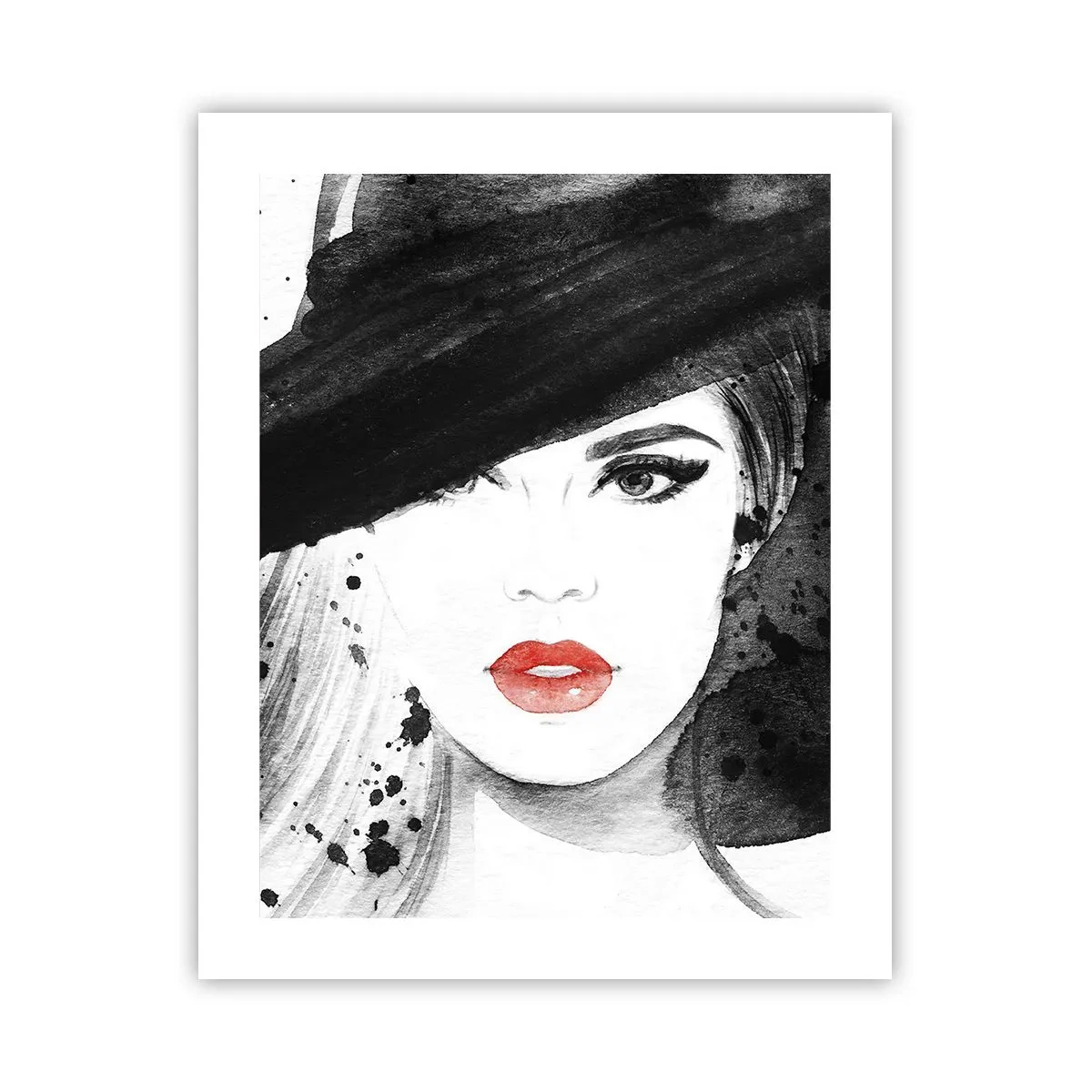 Pôster - Dama de Preto - 40x50 cm