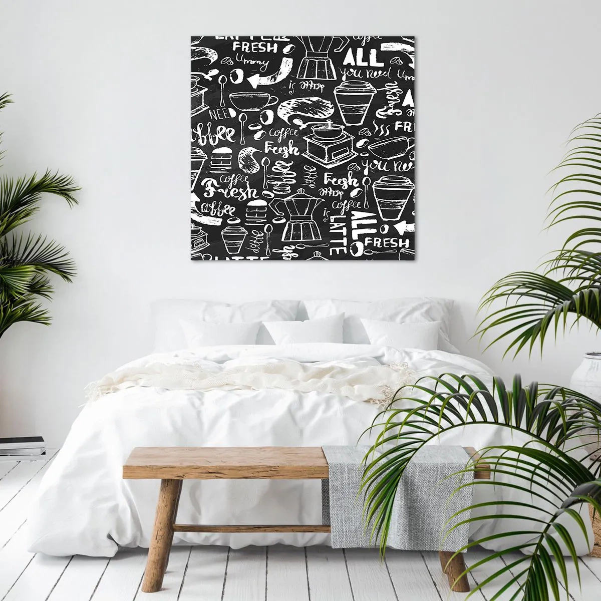 Quadro em tela - Tudo o que precisa é... - 40x40 cm