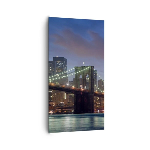 Quadro em tela - Noite brilhante - 65x120 cm