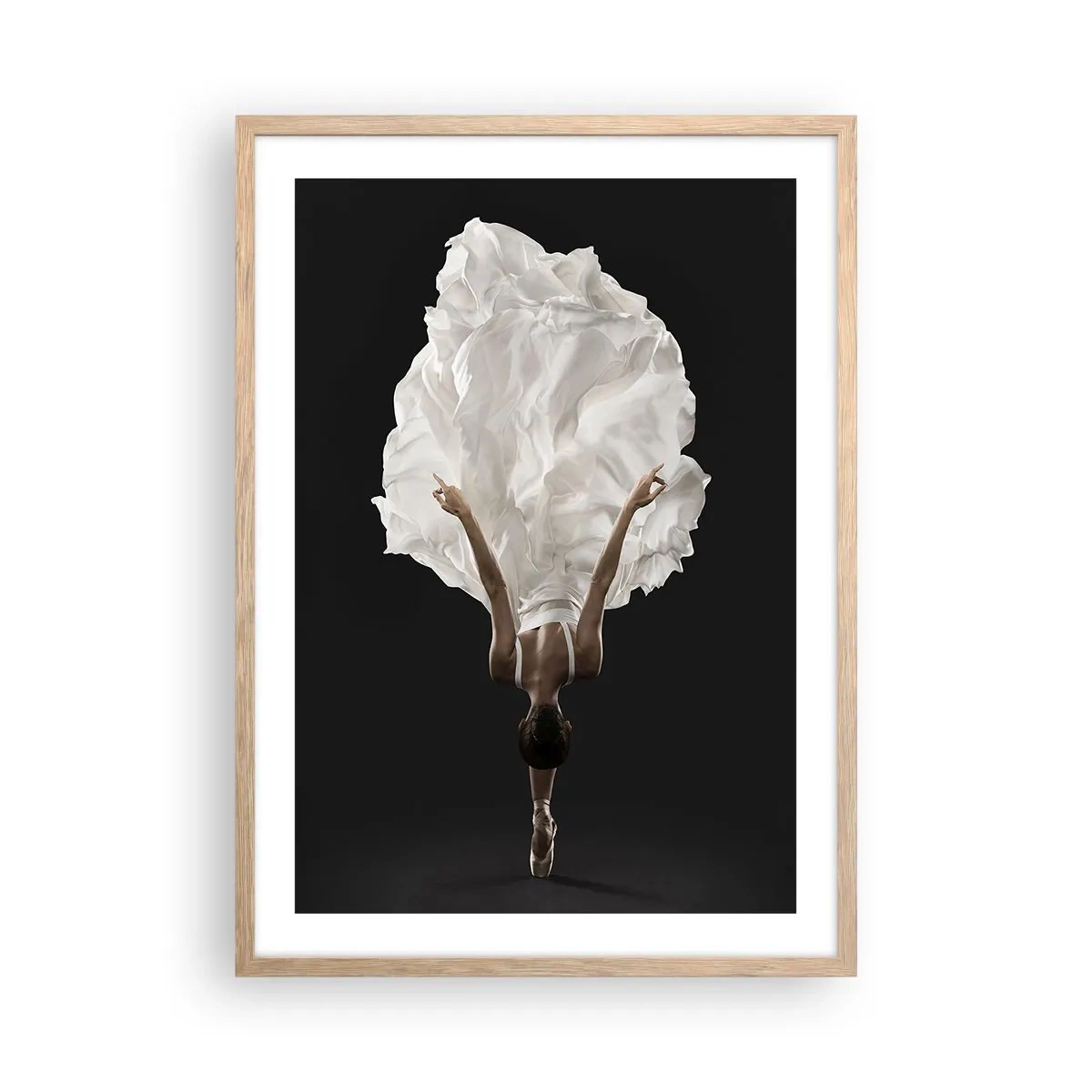 Pôster com moldura de carvalho claro - Cinto incomum - 50x70 cm