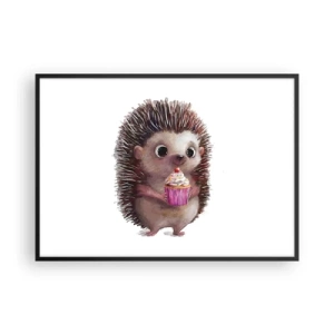 Pôster com moldura preta - A celebração é diária - 100x70 cm