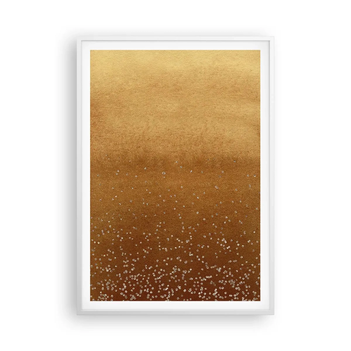 Pôster em moldura branca - O nascimento da luz - 70x100 cm