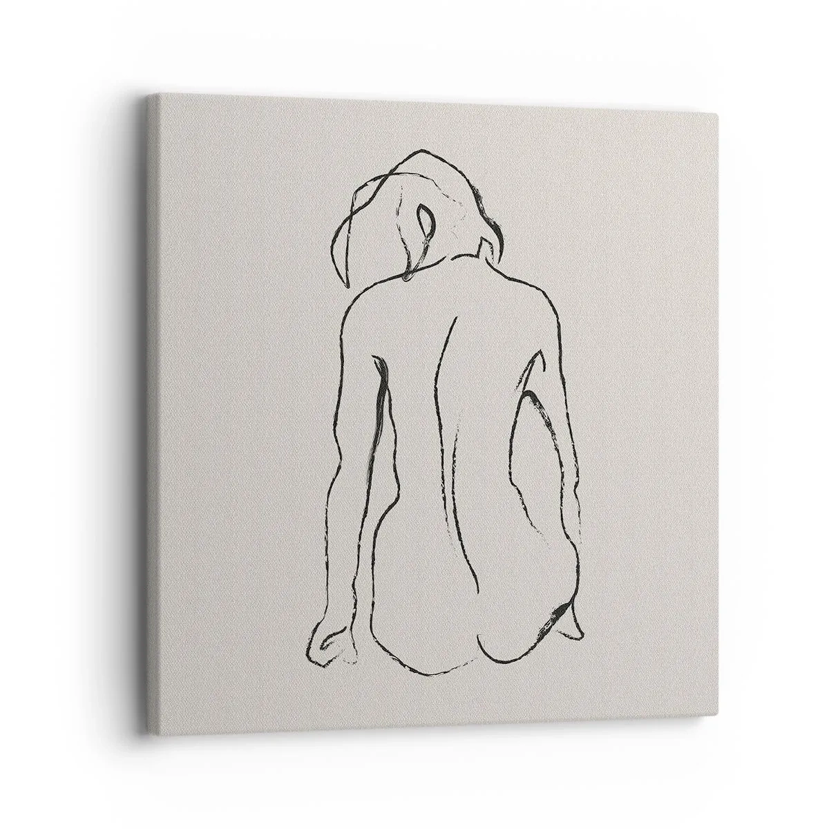 Quadro em tela - Nu de rapariga - 30x30 cm