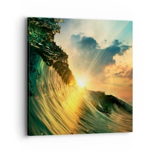 Quadro em tela - Surfer, onde está? - 40x40 cm