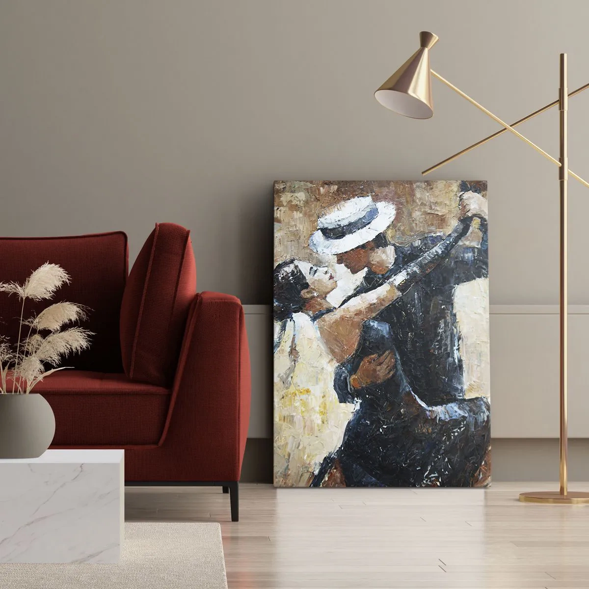 Quadro em tela - A la Rudolf Valentino - 50x70 cm