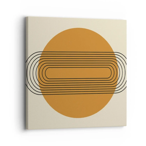 Quadro em tela - O plano perfeito - 30x30 cm