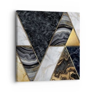 Quadro em tela - Pedra por pedra - 30x30 cm