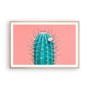 Pôster com moldura de carvalho claro - Apenas olhe - 91x61 cm