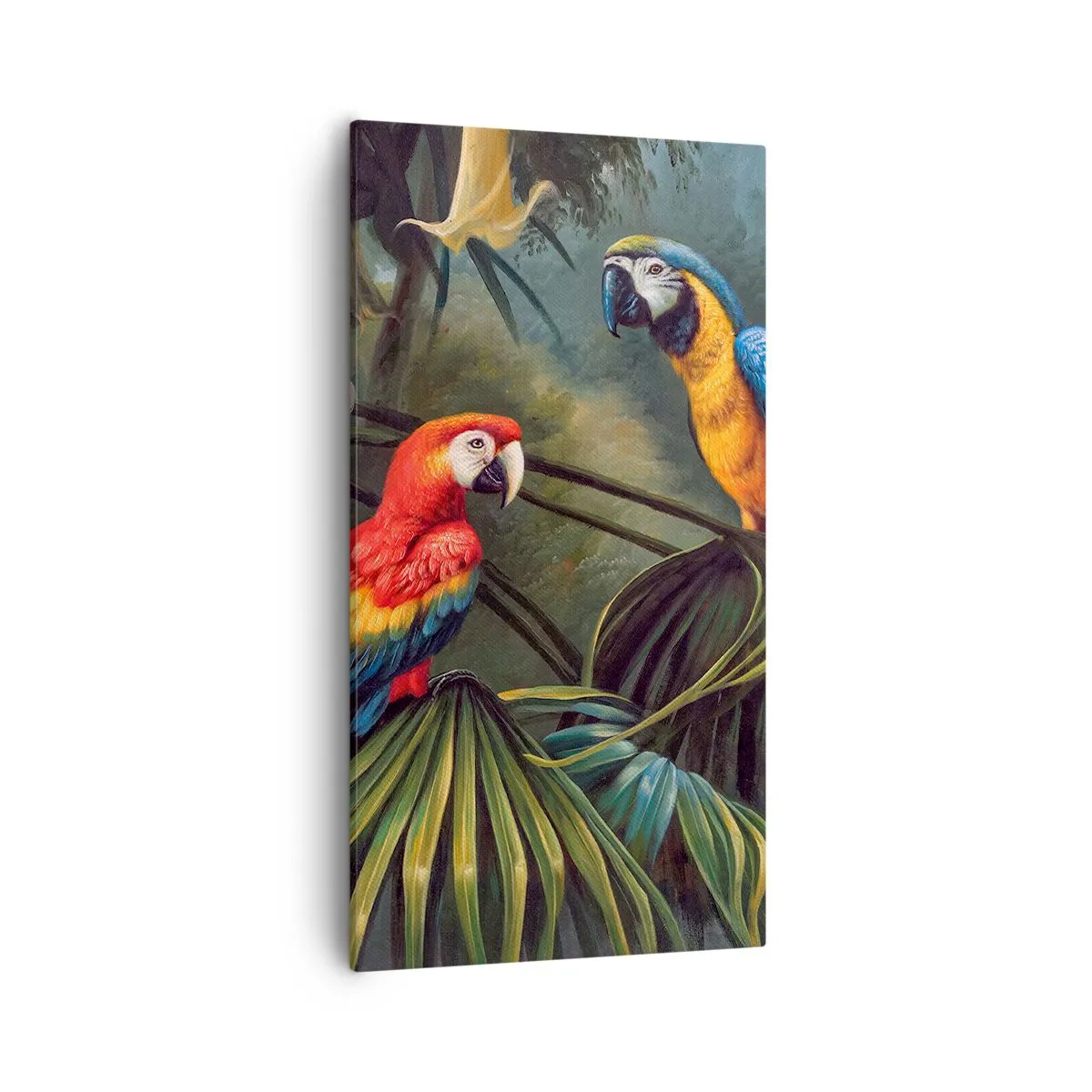 Quadro em tela - Romantismo nos trópicos - 55x100 cm