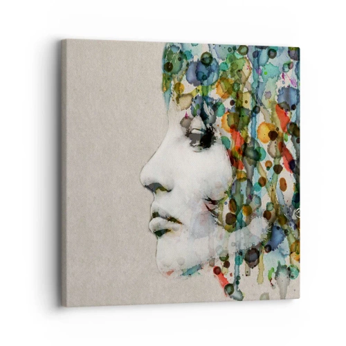 Quadro em tela - Emergida das cinzas - 30x30 cm