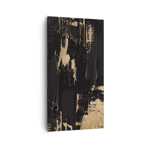 Quadro em tela - Rastro de toque - 55x100 cm