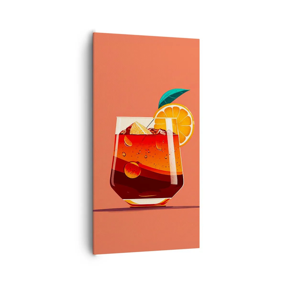 Quadro em tela - Refresco de verão - 65x120 cm