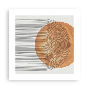 Pôster - Composição solar - 40x40 cm