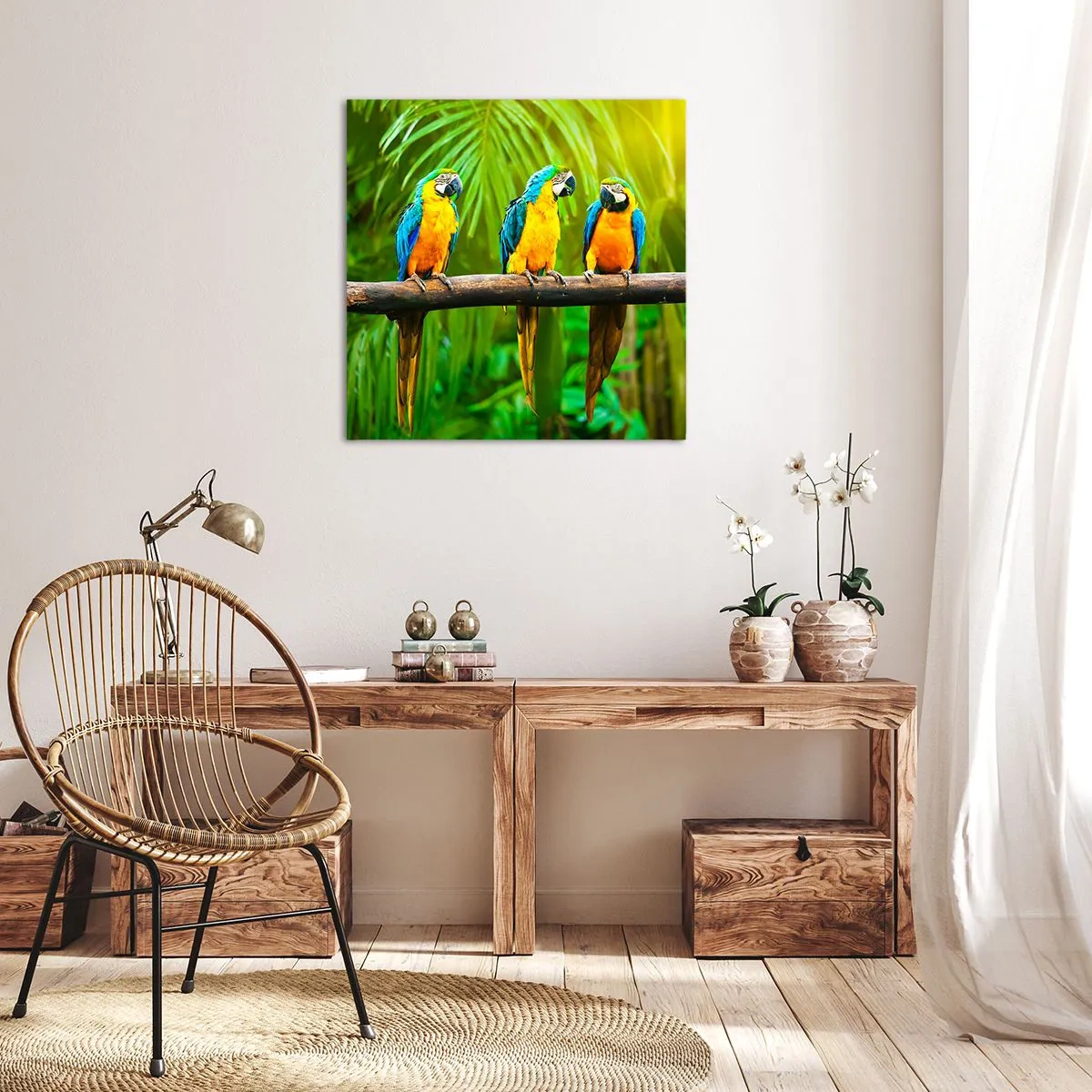 Quadro em tela - E ouviste dizer que ela...? - 30x30 cm