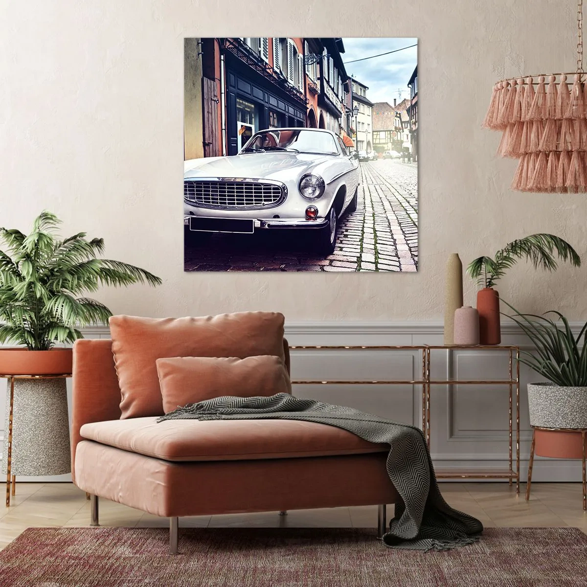 Quadro em tela - O passado é hoje - 70x70 cm