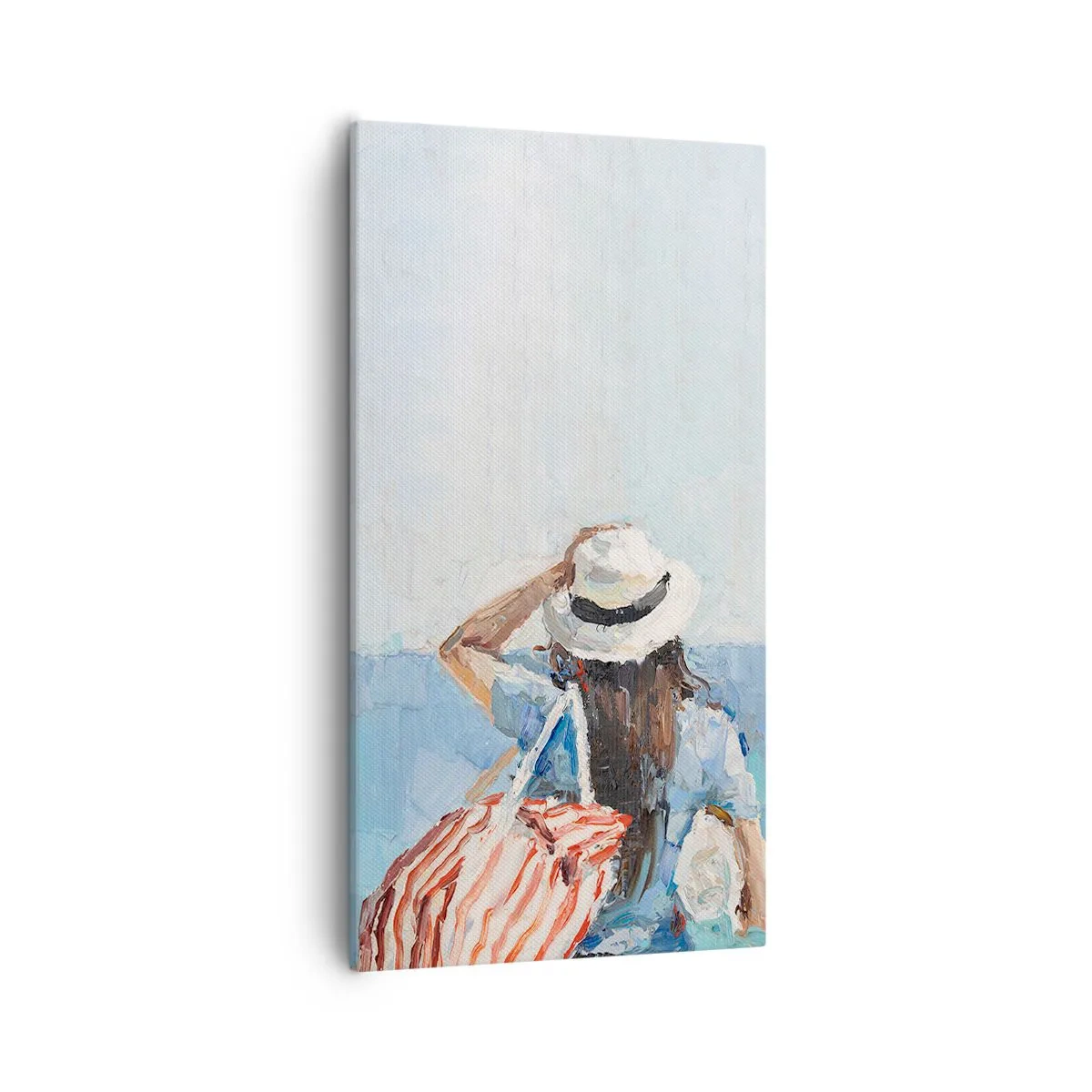 Quadro em tela - Bem-vindo às suas férias - 55x100 cm