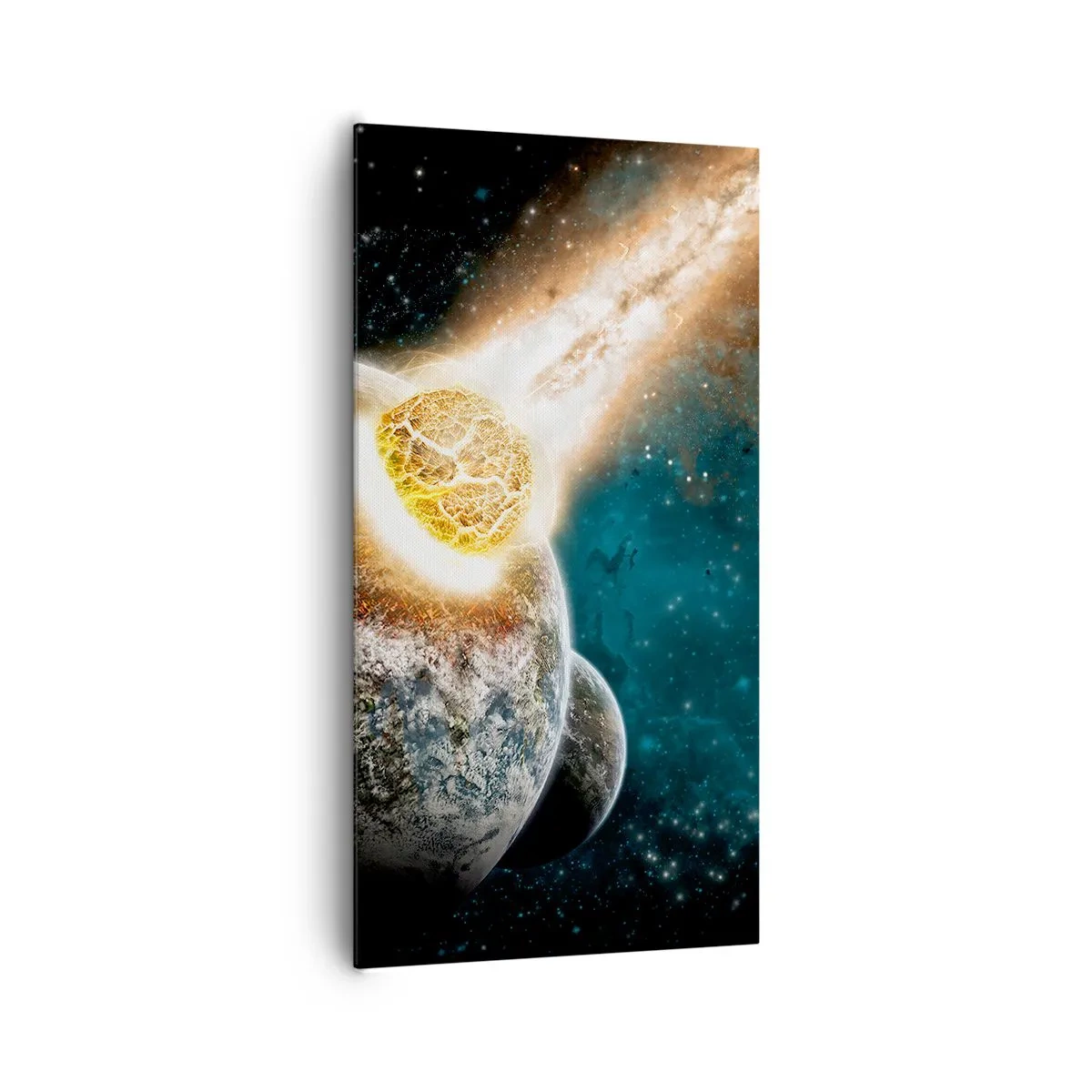 Quadro em tela - Extinção ou nascimento? - 65x120 cm