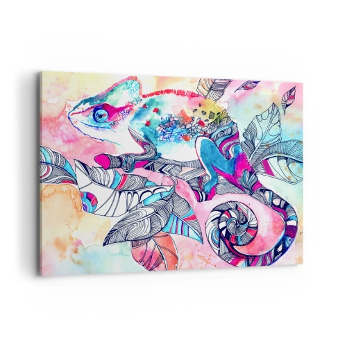 Quadro em tela - Colorido como o nosso mundo - 100x70 cm