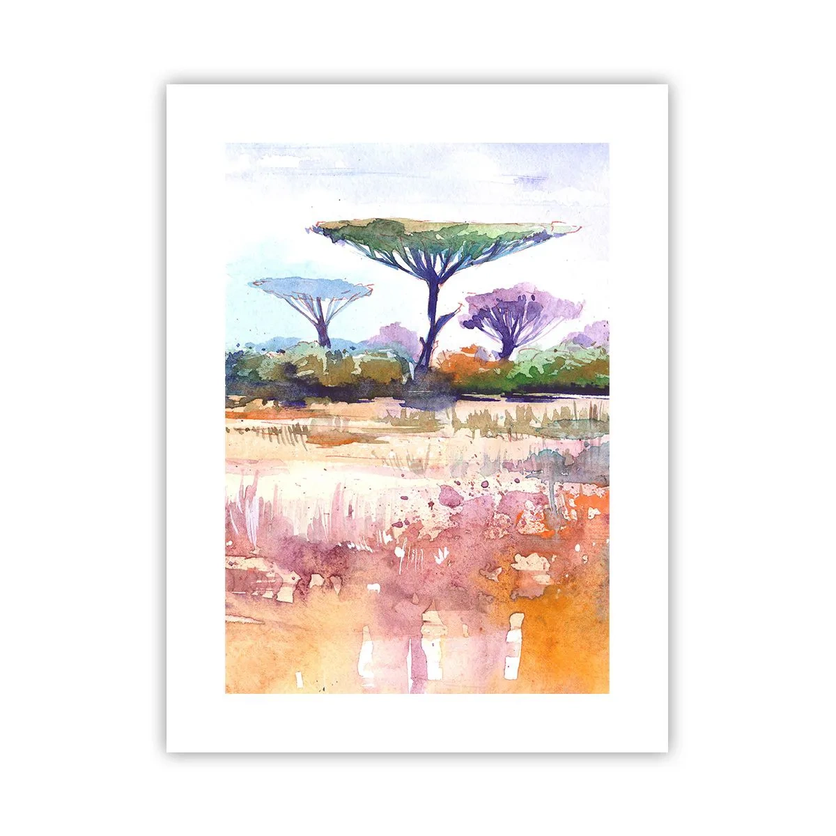Pôster - Cores da savana - 30x40 cm