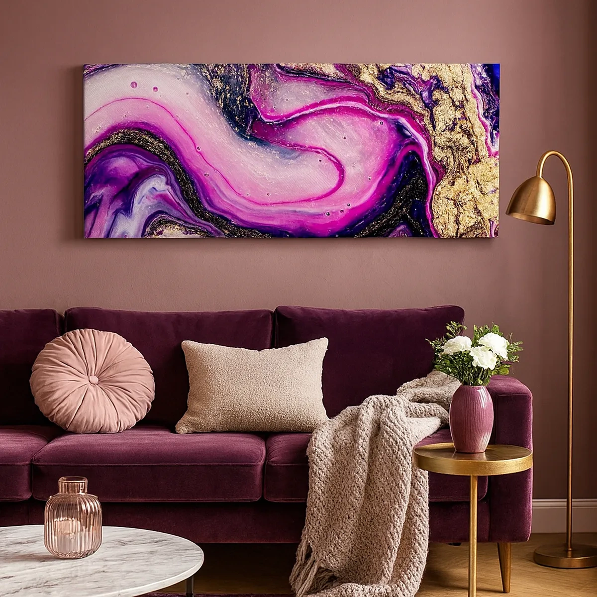 Quadro em tela - Um momento nos bastidores - 30x30 cm