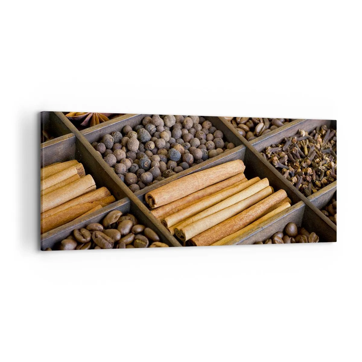 Quadro em tela - Um tesouro de aromas - 120x50 cm