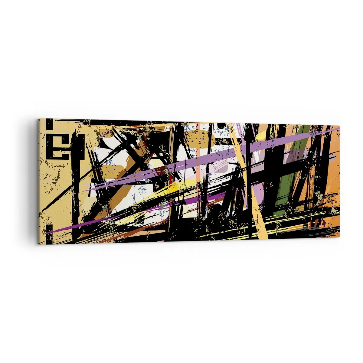 Quadro em tela - Corte afiado - 140x50 cm