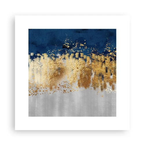Pôster - Uma composição moderna com brilho - 30x30 cm