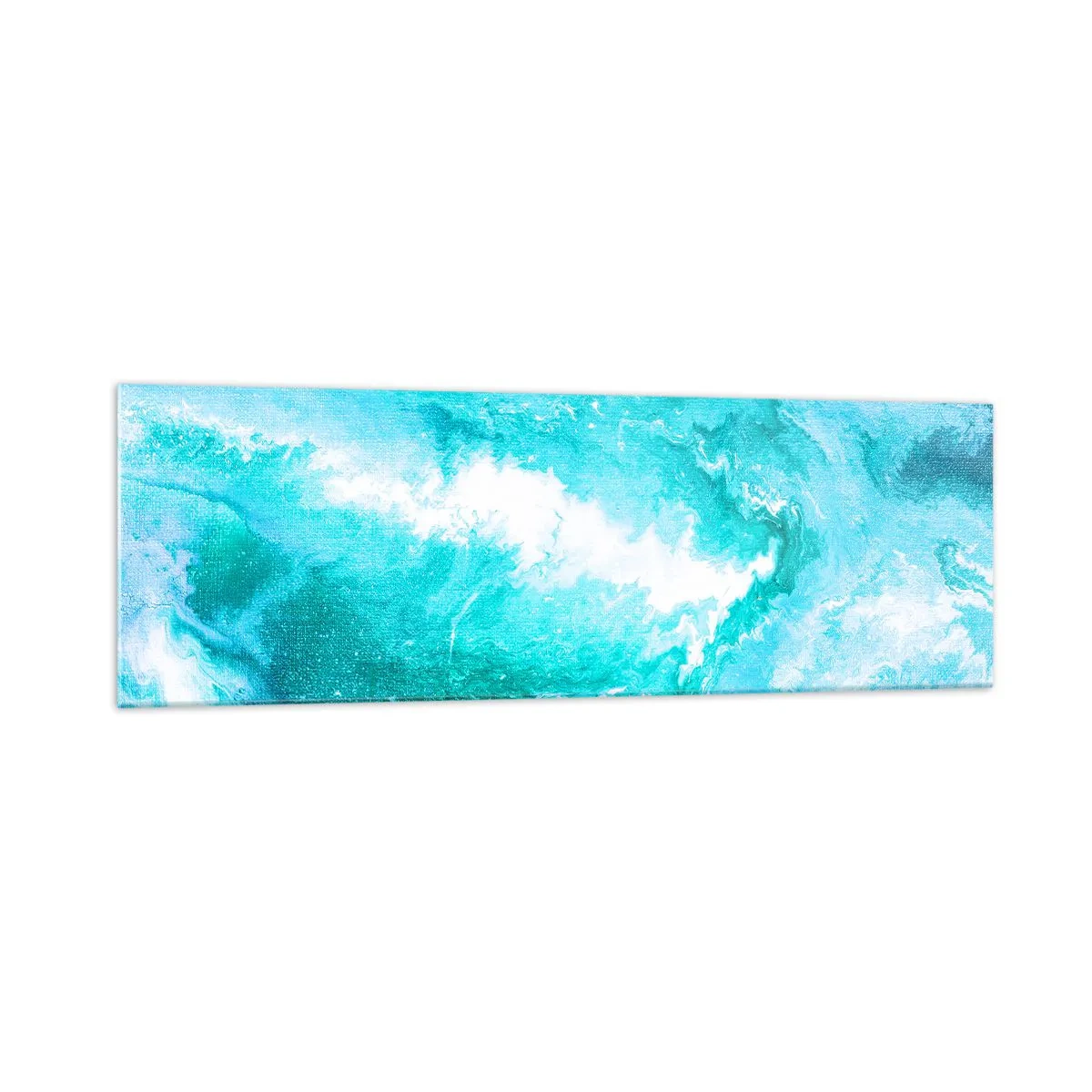 Quadro em vidro - No núcleo da água - 160x50 cm