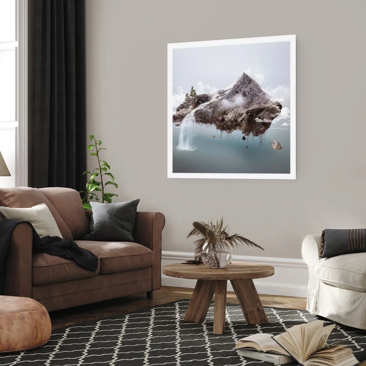 Pôster - Pelos olhos de um surrealista - 50x50 cm