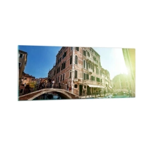 Quadro em vidro - Veneza - Amore Mio - 100x40 cm