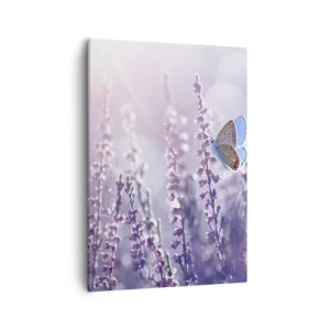 Quadro em tela - O beijo da borboleta - 50x70 cm