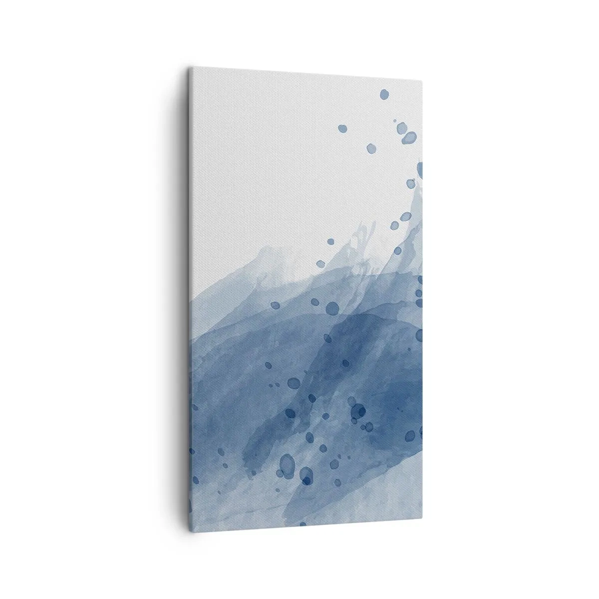 Quadro em tela - Tule azul - 45x80 cm