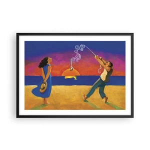 Pôster com moldura preta - Mais do que uma estrela do céu - 70x50 cm